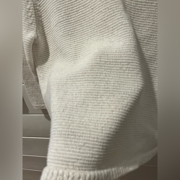 LIZ CLAIBORNE sport white 3/4 sleeves knit size M - Picture 7 of 7